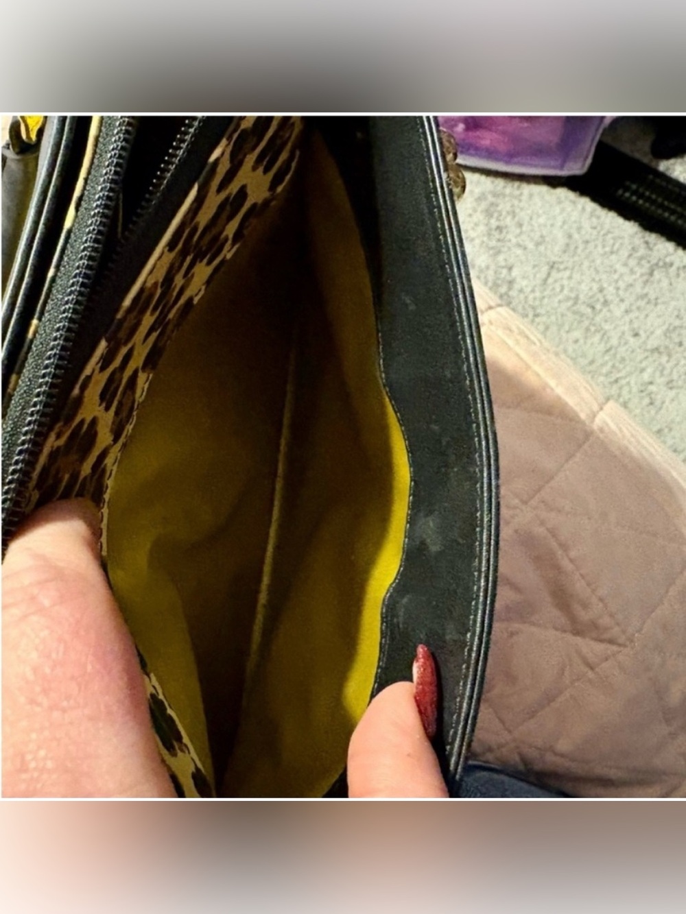 Gianni Versace Y2K Leopard & Baroque print “sunburst” satchel - collectors item - Picture 14 of 16